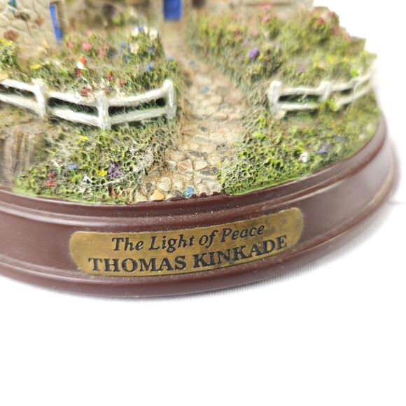 Thomas Kinkade The Light of Peace & Clearing Storms - Lights Don't Work - Picture 16 of 16